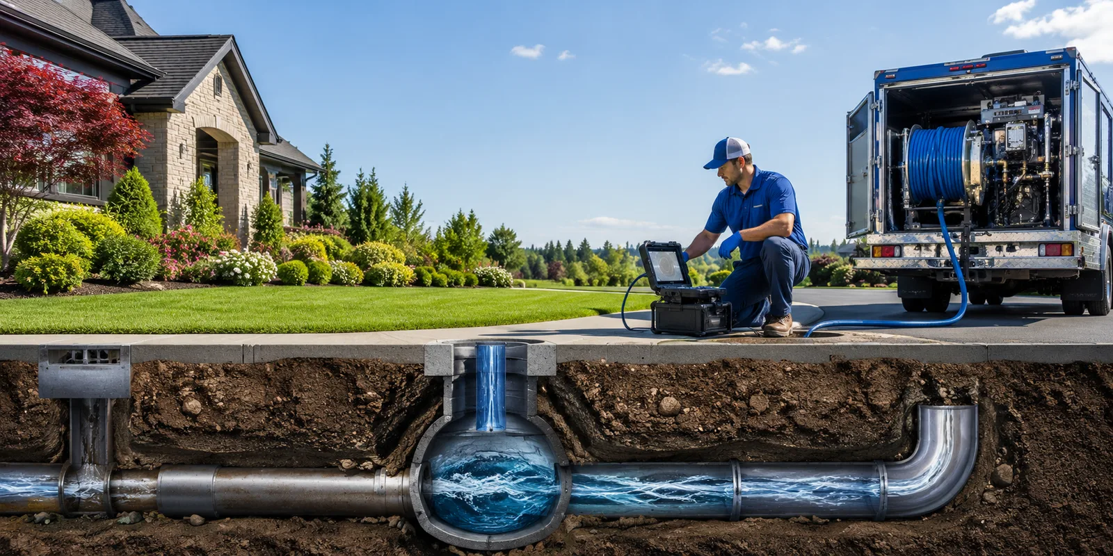 Drainage restoration information for Columbus, IN